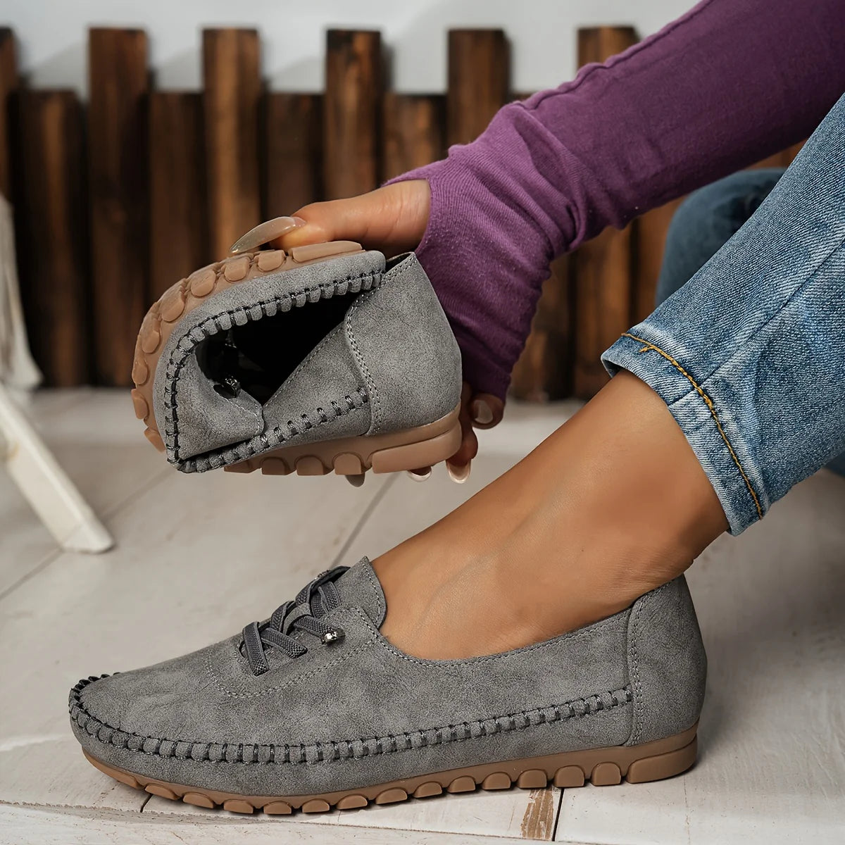 Olivia™ | Mocasines suaves con soporte